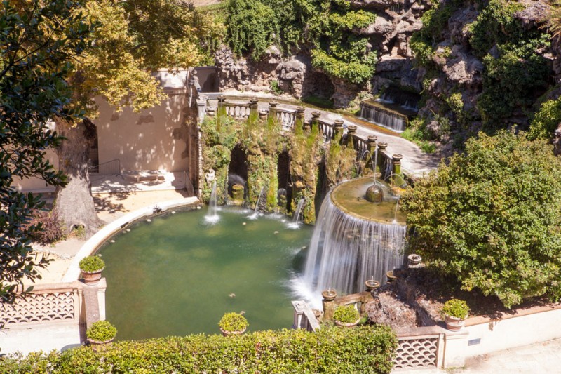 Rome to Villa D'Este Fountains